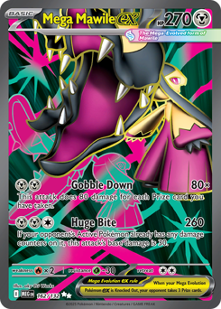 Mega Mawile ex z edície Mega Evolution, karta č.162