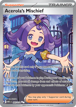 Acerola's Mischief z edície Mega Evolution, karta č.165