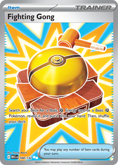 Fighting Gong z edície Mega Evolution, karta č.168