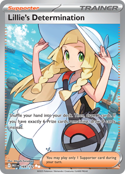 Lillie's Determination z edície Mega Evolution, karta č.169
