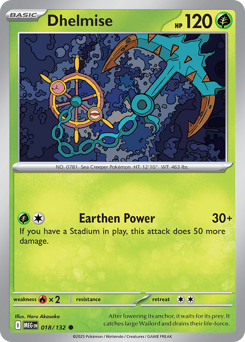 Dhelmise z edície Mega Evolution, karta č.18
