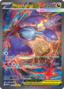 Mega Latias ex z edície Mega Evolution, karta č.181
