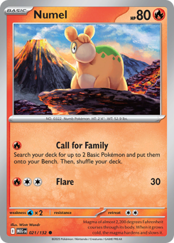 Numel z edície Mega Evolution, karta č.21