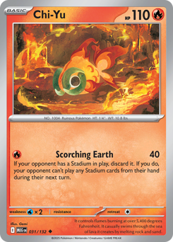 Chi-Yu z edície Mega Evolution, karta č.31