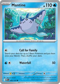 Mantine z edície Mega Evolution, karta č.32