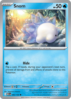 Snom z edície Mega Evolution, karta č.42