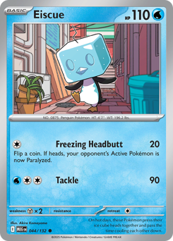 Eiscue z edície Mega Evolution, karta č.44