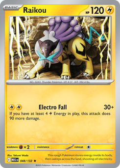 Raikou z edície Mega Evolution, karta č.48