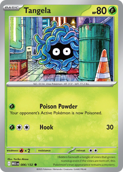 Tangela z edície Mega Evolution, karta č.6
