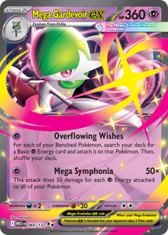 Mega Gardevoir ex z edície Mega Evolution, karta č.60