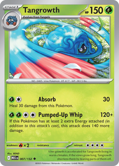 Tangrowth z edície Mega Evolution, karta č.7