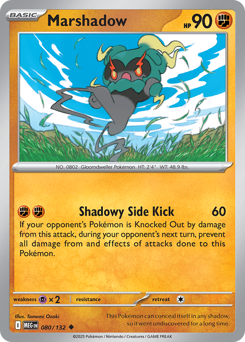 Marshadow z edície Mega Evolution, karta č.80