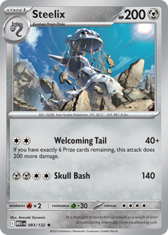 Steelix z edície Mega Evolution, karta č.93
