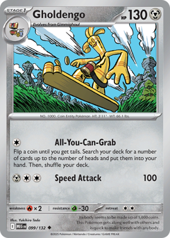 Gholdengo z edície Mega Evolution, karta č.99
