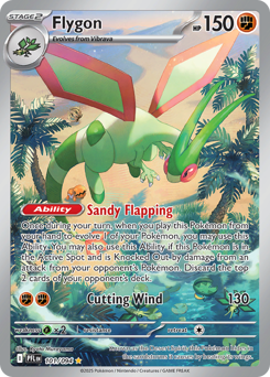 Flygon z edície Phantasmal Flames, karta č.101