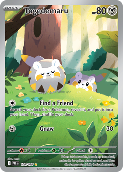 Togedemaru z edície Phantasmal Flames, karta č.104