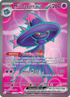 Mismagius ex z edície Phantasmal Flames, karta č.112