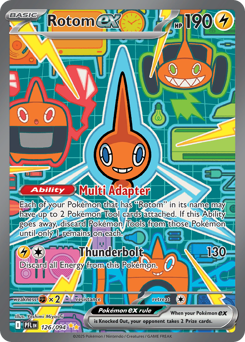 Rotom ex z edície Phantasmal Flames, karta č.126