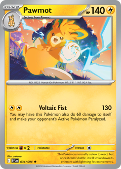Pawmot z edície Phantasmal Flames, karta č.34