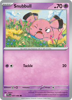 Snubbull z edície Phantasmal Flames, karta č.37