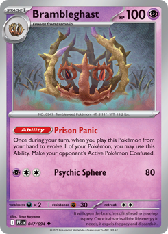 Brambleghast z edície Phantasmal Flames, karta č.47