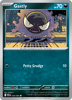Gastly z edície Phantasmal Flames, karta č.54