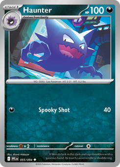 Haunter z edície Phantasmal Flames, karta č.55