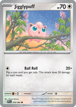 Jigglypuff z edície Phantasmal Flames, karta č.76
