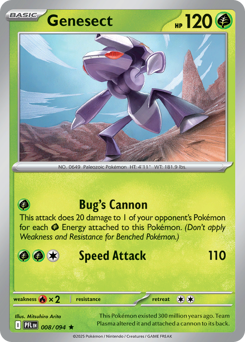 Genesect z edície Phantasmal Flames, karta č.8