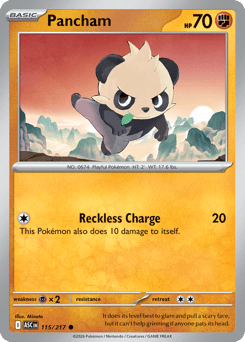 Pancham z edície Ascended Heroes, karta č.115