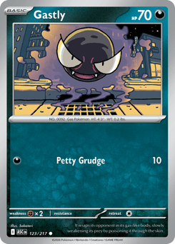 Gastly z edície Ascended Heroes, karta č.123