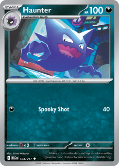 Haunter z edície Ascended Heroes, karta č.124