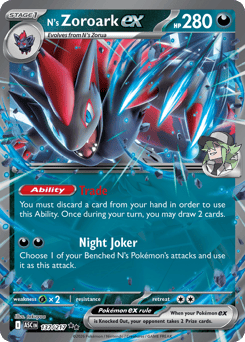 N's Zoroark ex z edície Ascended Heroes, karta č.137