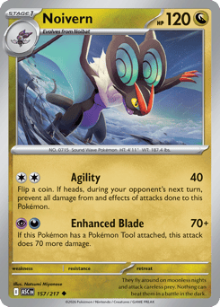 Noivern z edície Ascended Heroes, karta č.157