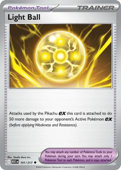 Light Ball z edície Ascended Heroes, karta č.191