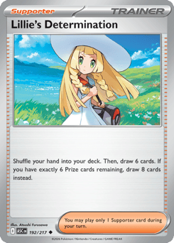 Lillie's Determination z edície Ascended Heroes, karta č.192