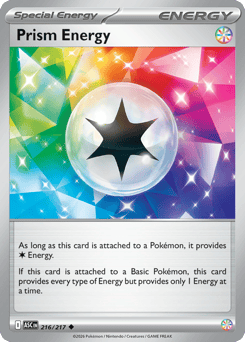 Prism Energy z edície Ascended Heroes, karta č.216
