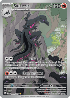 Salazzle z edície Ascended Heroes, karta č.224