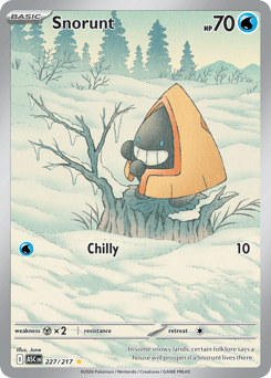 Snorunt z edície Ascended Heroes, karta č.227