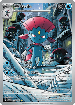 Weavile z edície Ascended Heroes, karta č.228