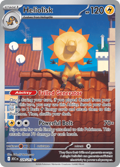 Heliolisk z edície Ascended Heroes, karta č.229