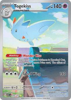 Togekiss z edície Ascended Heroes, karta č.235