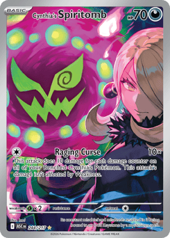 Cynthia's Spiritomb z edície Ascended Heroes, karta č.244