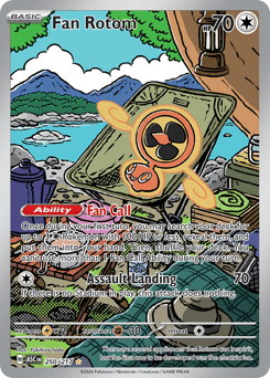 Fan Rotom z edície Ascended Heroes, karta č.250