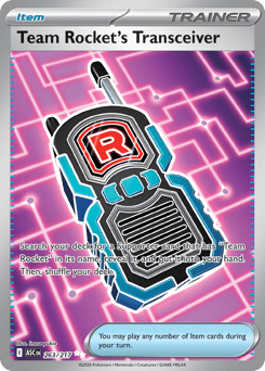 Team Rocket's Transceiver z edície Ascended Heroes, karta č.263