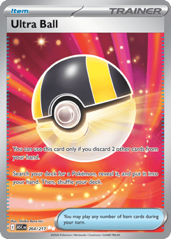 Ultra Ball z edície Ascended Heroes, karta č.264