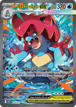 Feraligatr, ukážková karta