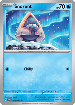 Snorunt z edície Ascended Heroes, karta č.46