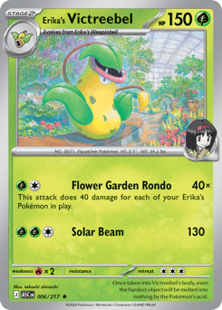 Erika's Victreebel z edície Ascended Heroes, karta č.6