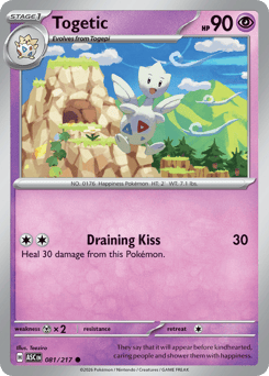 Togetic z edície Ascended Heroes, karta č.81